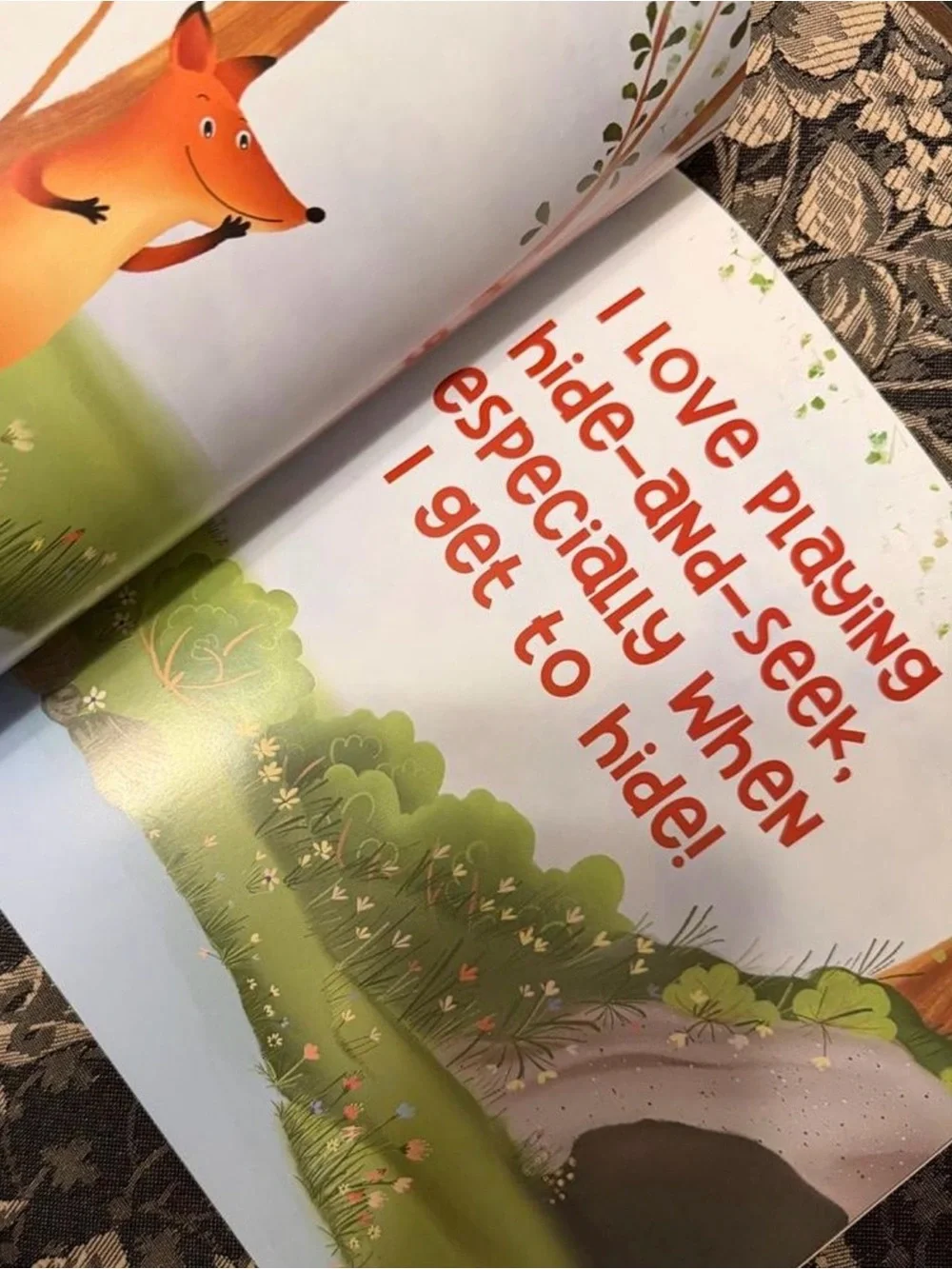 I Love Daddy Kids Book - Orange Fox Illustration